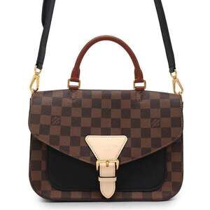 Louis Vuitton Damier Ebene Brown Beaumarche Handbag Shoulder Bag